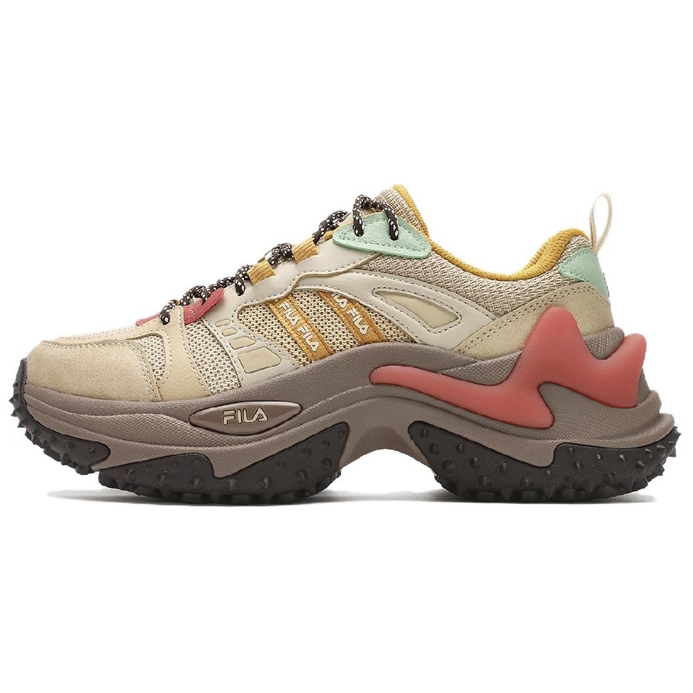 FILA SOFIA 3 Moisture-Wicking Height Increasing Low-Top Casual Shoes Women's Yellow Rice