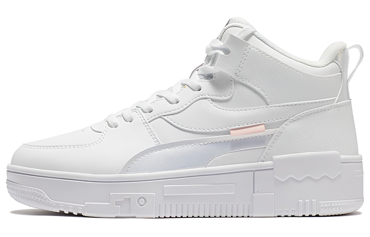 361° Height Increasing High Top Skateboard Shoes Women's Bright White