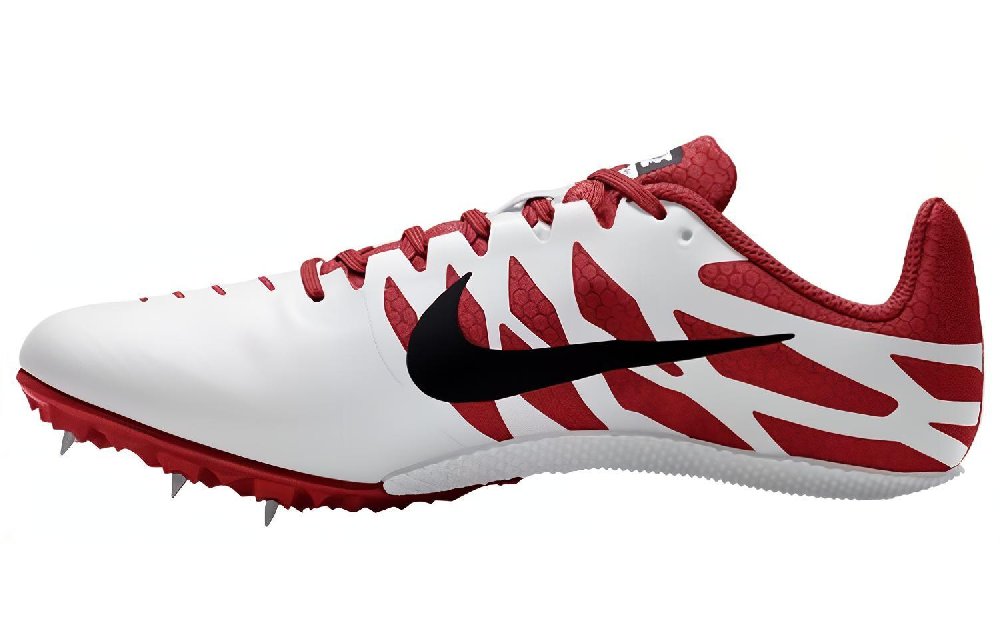 Nike Air Zoom Rival S 9 Spikes 'White Red'
