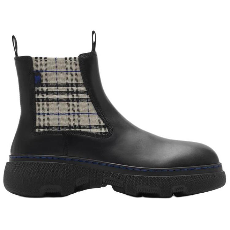 Burberry Creeper Short Chelsea Boots Women's Black