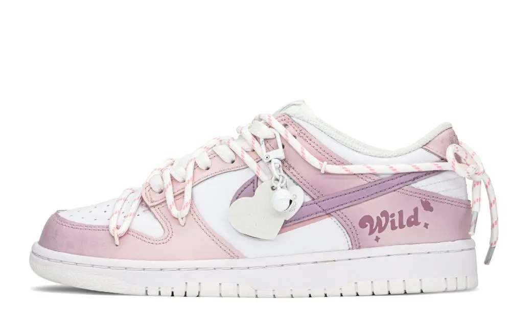 Nike Dunk Low top Skateboard Shoes GS Pink Purple