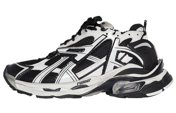 Balenciaga Runner White Black White Women's