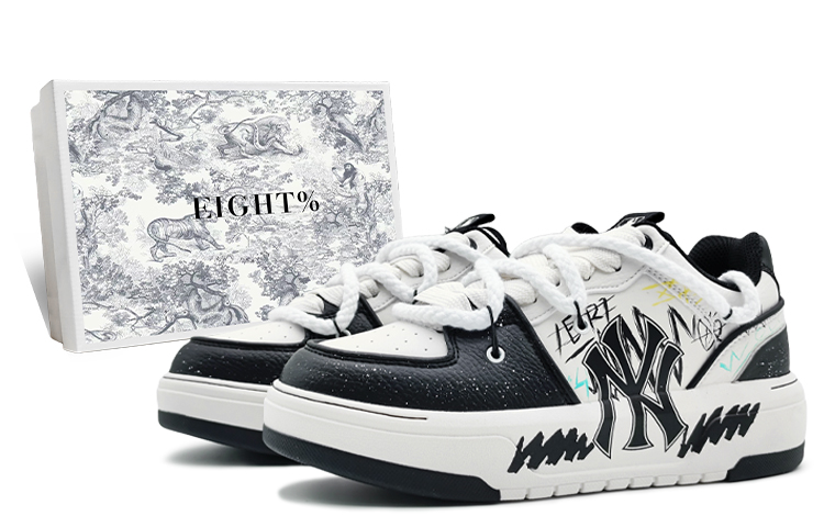 MLB Chunky Liner Low-Top Skateboard Shoes Unisex White