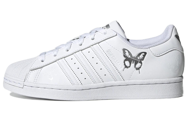 Adidas Originals Superstar Skateboard Shoes Women's Low Top White/Gray
