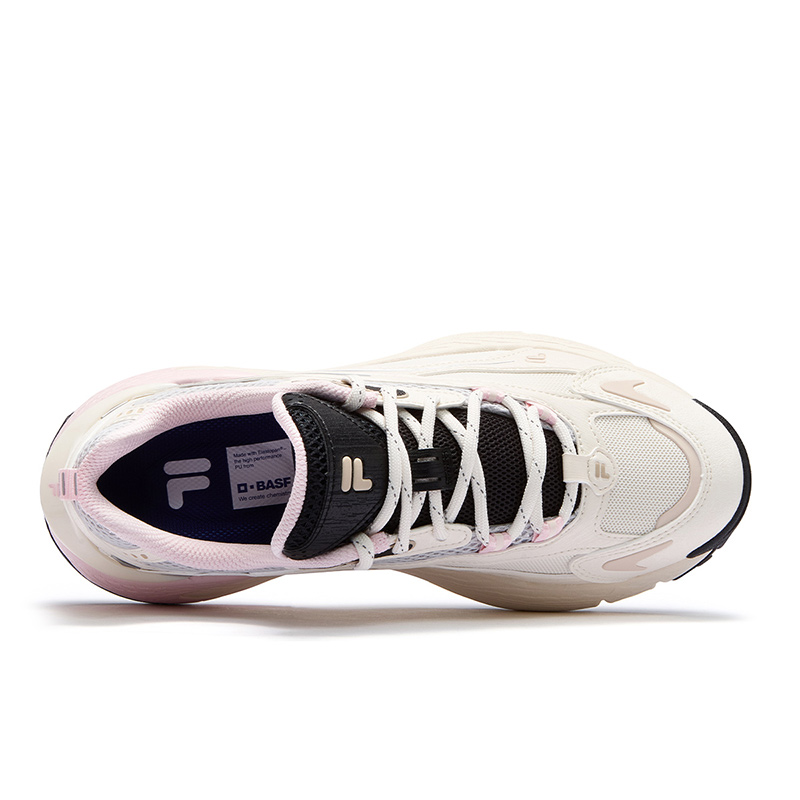 FILA FUSION RING Low Top Casual Shoes Women's White Gray