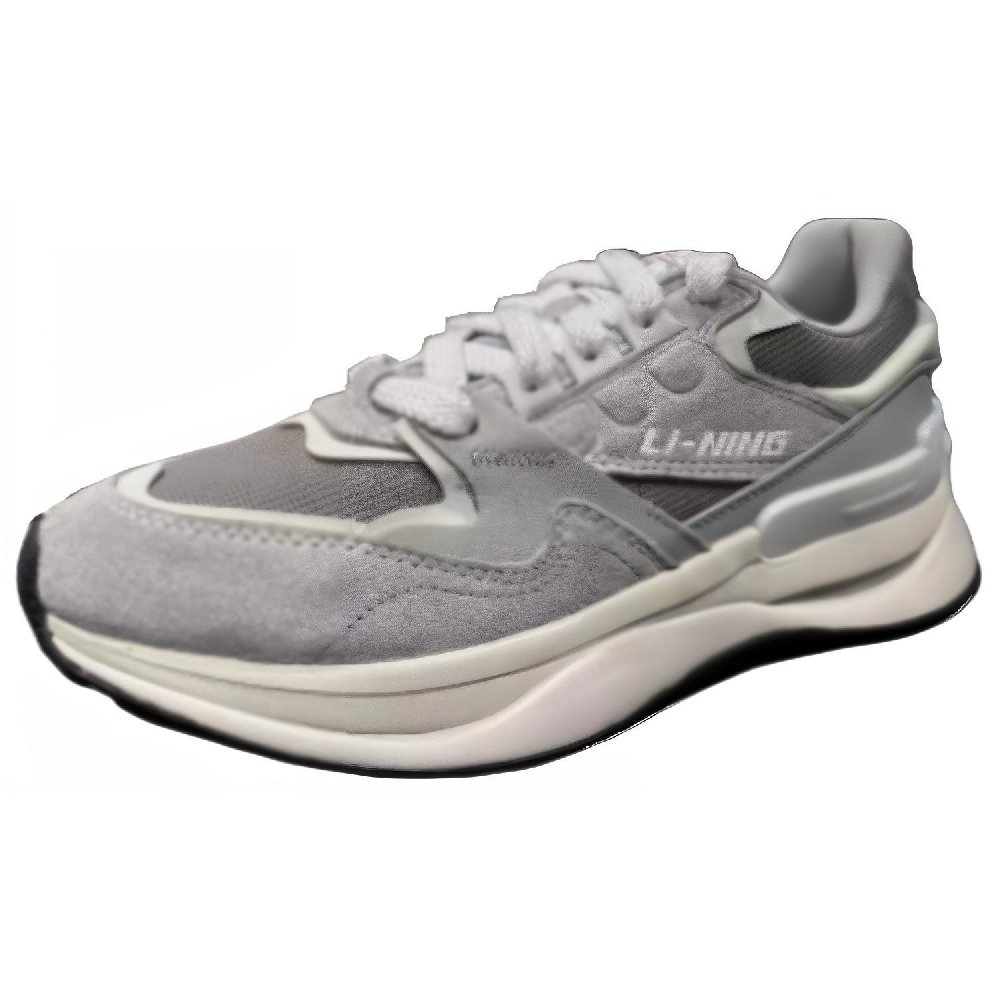 LiNing 001 Original Aspiration V2 Platform Height Adjustment Cushioning, Wear Resistant Low top Casual Shoes Men's Gray