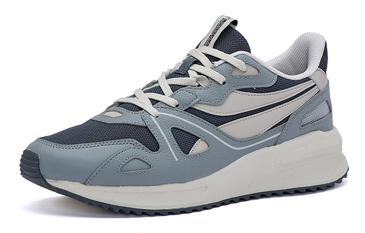 361° Abrasion Resistant Low Top Sports Casual Shoes Men's Smoke Gray