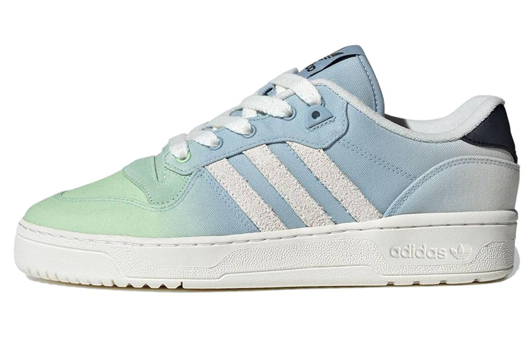 Adidas Originals Rivalry Abrasion Resistant Low Top Skateboard Shoes Men's Blue White