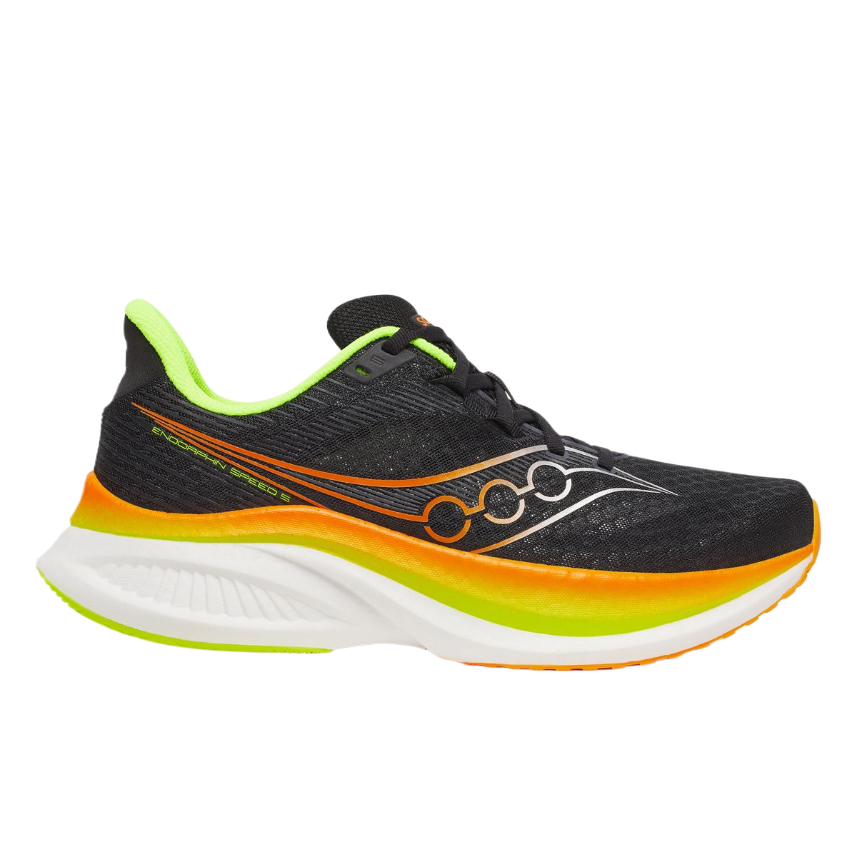 Saucony Endorphin Speed 5 Abrasion Resistant Low top Running Shoes Men's Black