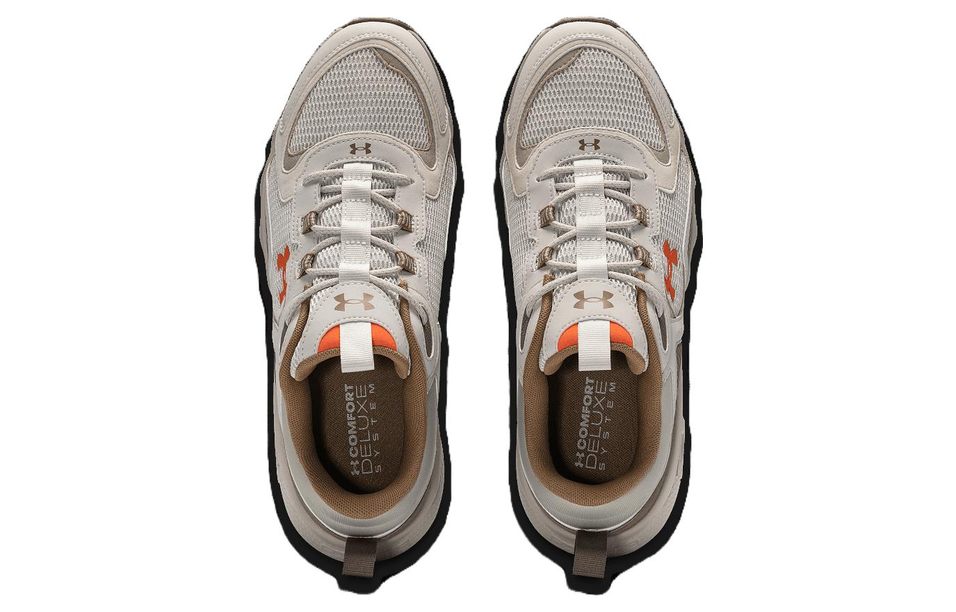 Under Armour Wear-resistant And Lightweight Low-Top Running Shoes Women's White Umber
