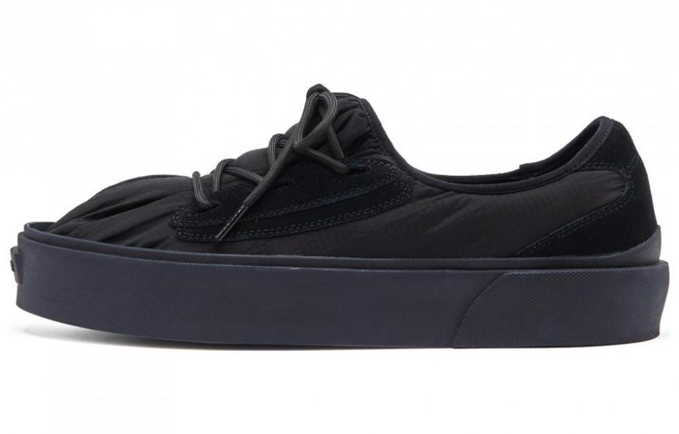 EQLZ EQUALIZER EQLZ Fault Lo Anti-Slip And Wear-Resistant Breathable Low-Top Skateboard Shoes Unisex Black