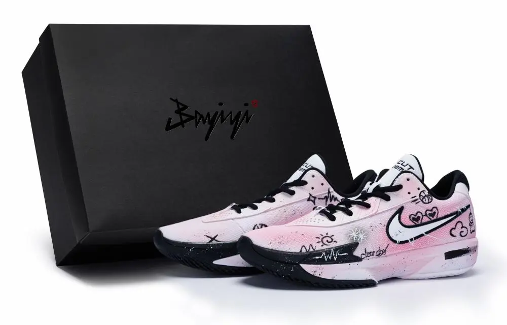 Nike Air Zoom G.T. Cut Academy Basketball Shoes Men's Low top Black/White