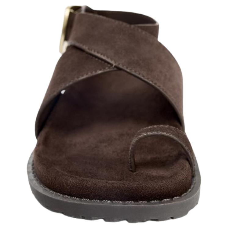ZARA One Strap Sandals 2cm Women's Brown купить в интернет-магазине Yoocart с быстрой доставкой по России.
