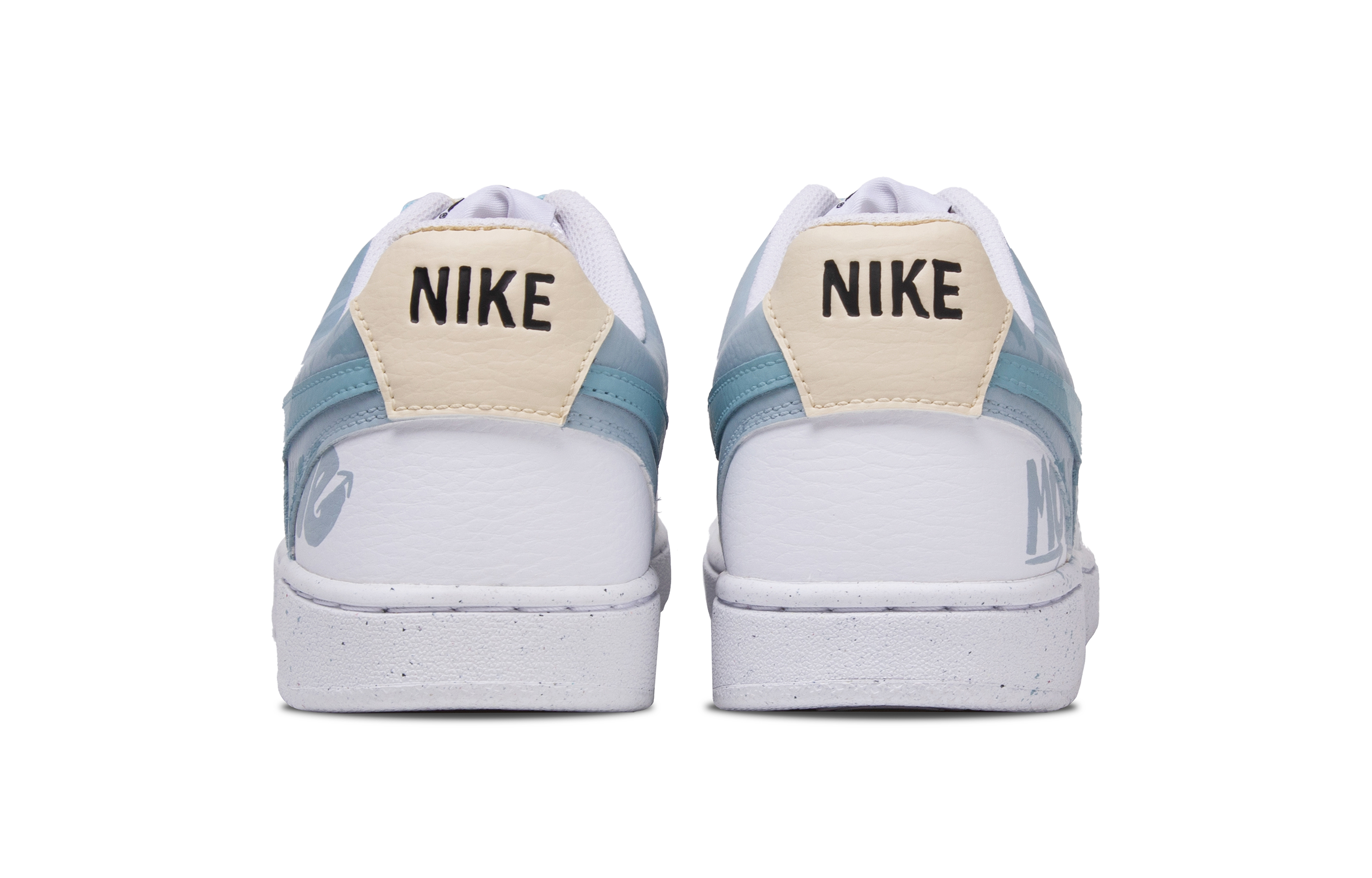 Nike Court Vision 1 Low Top Skateboard Shoes Women's Yellow Blue купить в интернет-магазине Yoocart с быстрой доставкой по России.