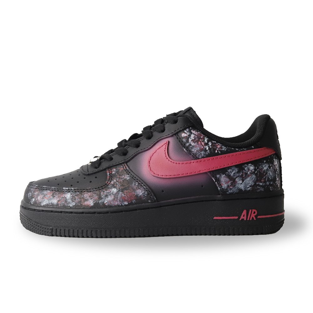 Nike Air Force 1 Wear-Resistant Low-Top Skateboard Shoes Unisex Black