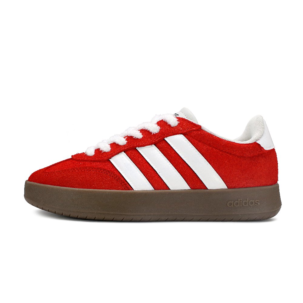 Adidas BARREDA Abrasion Resistant Low Top Skateboard Shoes Unisex Red White