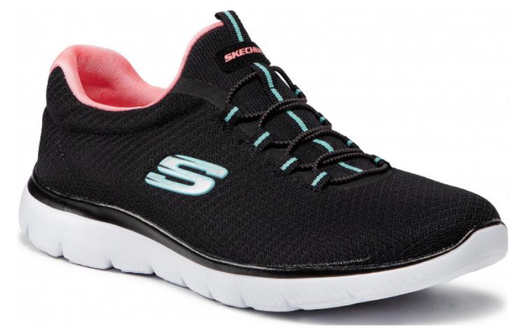 Skechers Summits Cushioning, Abrasion Resistant, Breathable, Lightweight Low top Casual Shoes Women's Black Pink купить в интернет-магазине Yoocart с быстрой доставкой по России.