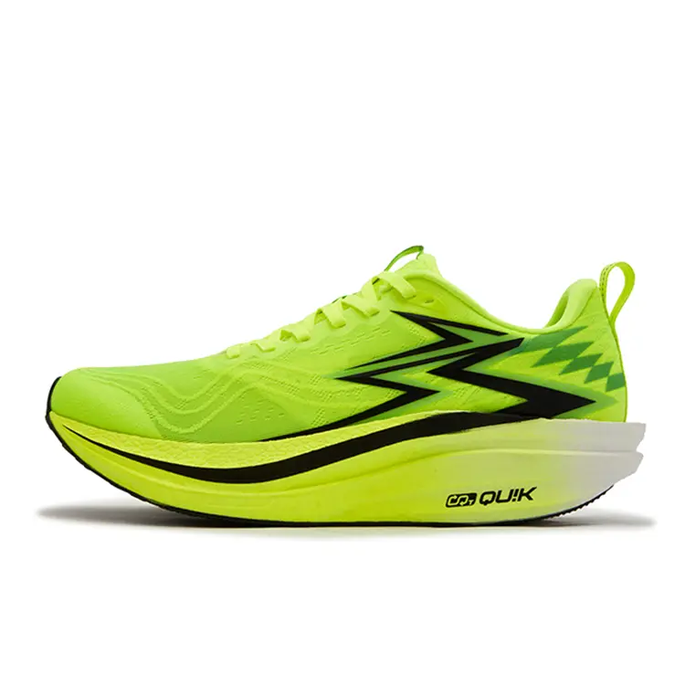361° Flame 4MIX Cushioning Slip Resistant And Abrasion Resistant Low Top Casual Running Shoes Unisex Neon Solar Yellow