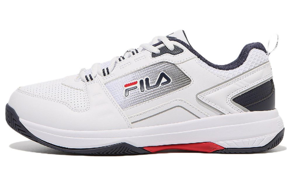 FILA Stroke 2 T3 Stroke 2 T3 Slip Resistant Balance Rebound Low Top Tennis Shoes Unisex White Gray Korean Style