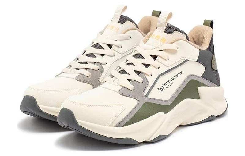 361° Cushioning Wear-Resistant Low-Top Running Shoes Men's Greige купить в интернет-магазине Yoocart с быстрой доставкой по России.