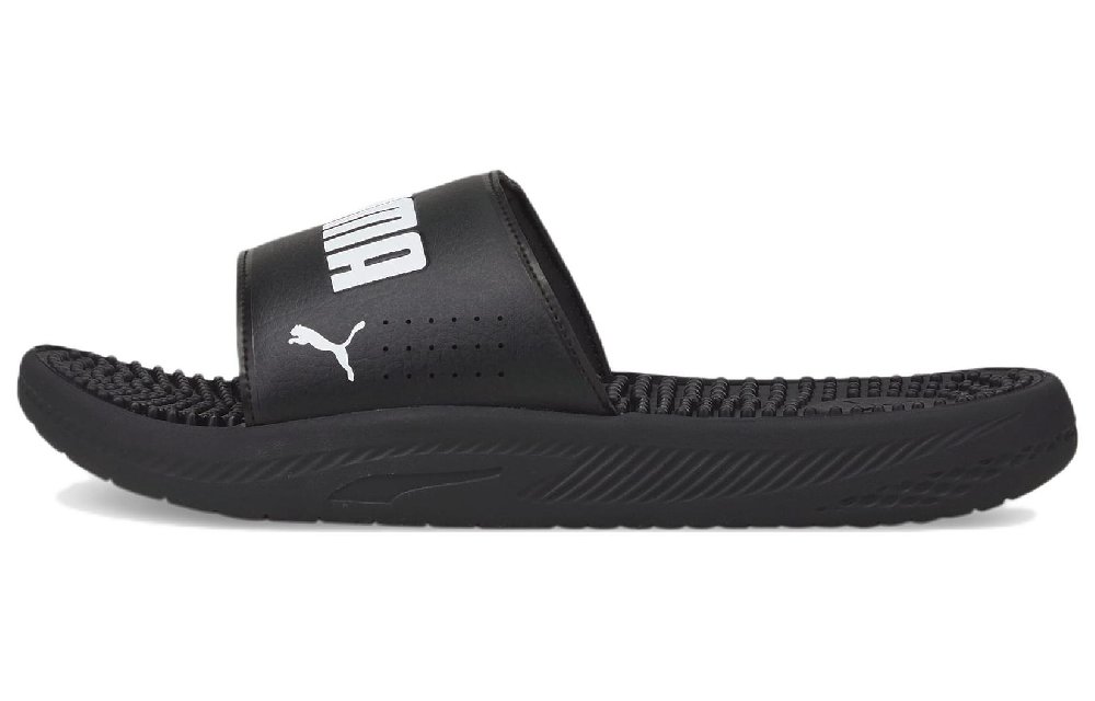 PUMA Softride Slide Massage Slides 'Black White'