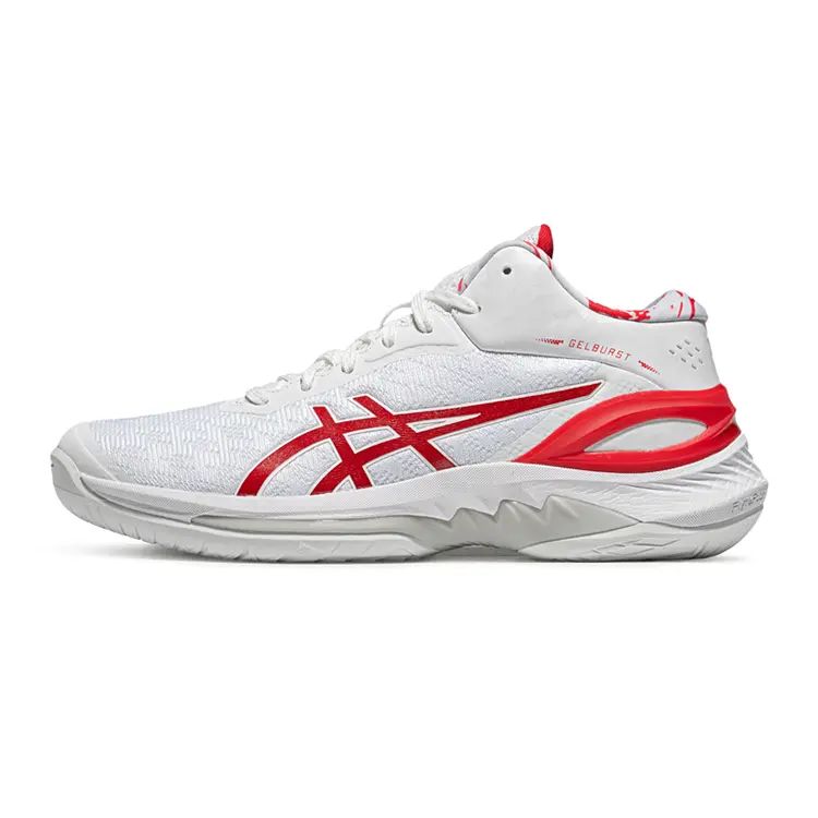 Asics GELBURST 28 Slip Resistant Low top Basketball Shoes Men's White Red
