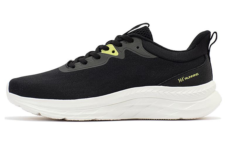 361° Cushioning Anti-Slip And Wear-Resistant Low-Top Running Shoes Men's Black Green