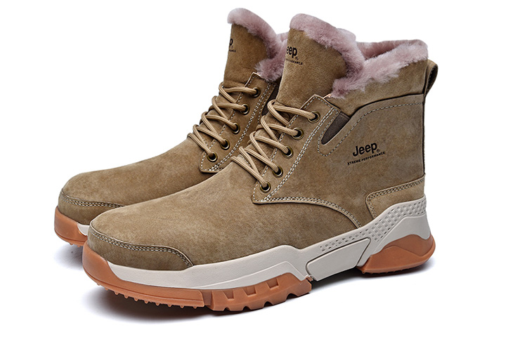 Jeep Snow Boots Men High Top Khaki купить в интернет-магазине Yoocart с быстрой доставкой по России.
