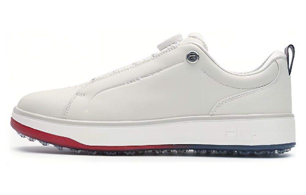 FILA GF 1911 Trainer Cushioning, Wear Resistant Low Top Golf Shoes Men's White
