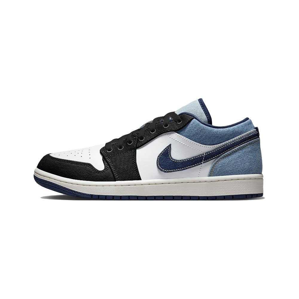 Jordan Air Jordan 1 Anti Slip Wear Resistant Low Top Vintage Basketball Shoes Men's Sky Blue