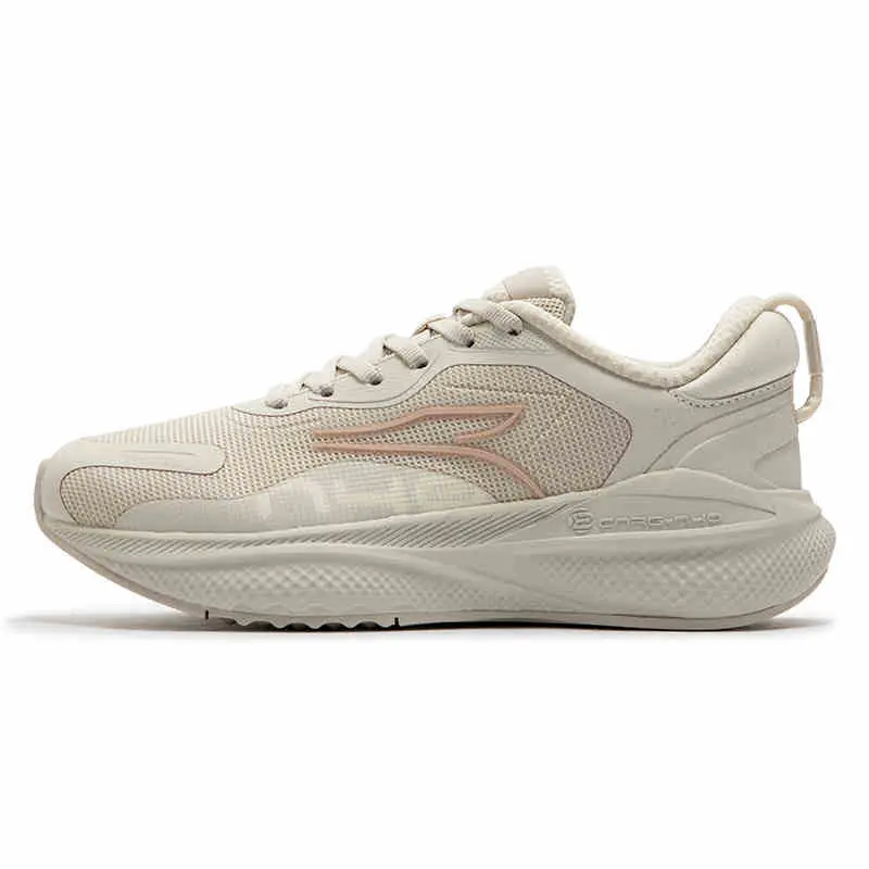 361° Slip Resistant Abrasion Resistant Low top Running Shoes Women's Oat Milk Luxury Gold