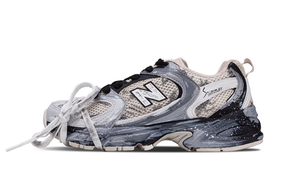 New Balance NB 530 Abrasion Resistant Low Top Casual City Commute Running Shoes Unisex Black Gray