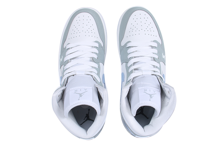 Jordan Air Jordan 1 Mid-Top Vintage Basketball Shoes Women's Ice Blue купить в интернет-магазине Yoocart с быстрой доставкой по России.