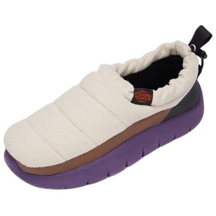 LACOSTE Low-Top Casual Shoes Women's White Purple купить в интернет-магазине Yoocart с быстрой доставкой по России.