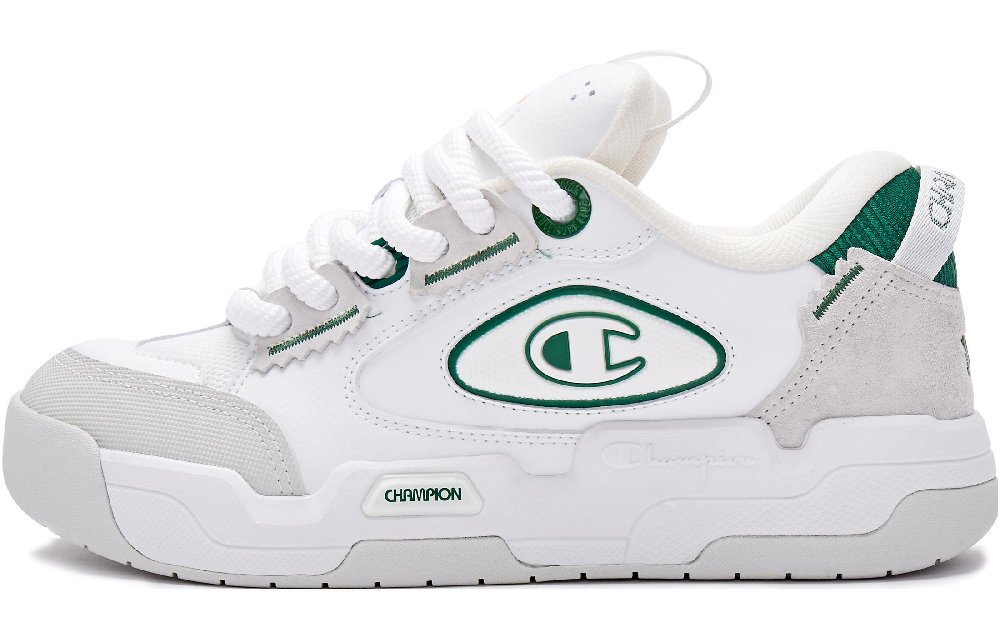 Champion Anti-Slip Wear-Resistant Low-Top Skateboard Shoes Men's Green