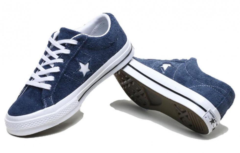 One Star Converse Ox Premium Suede 'Dark Blue'