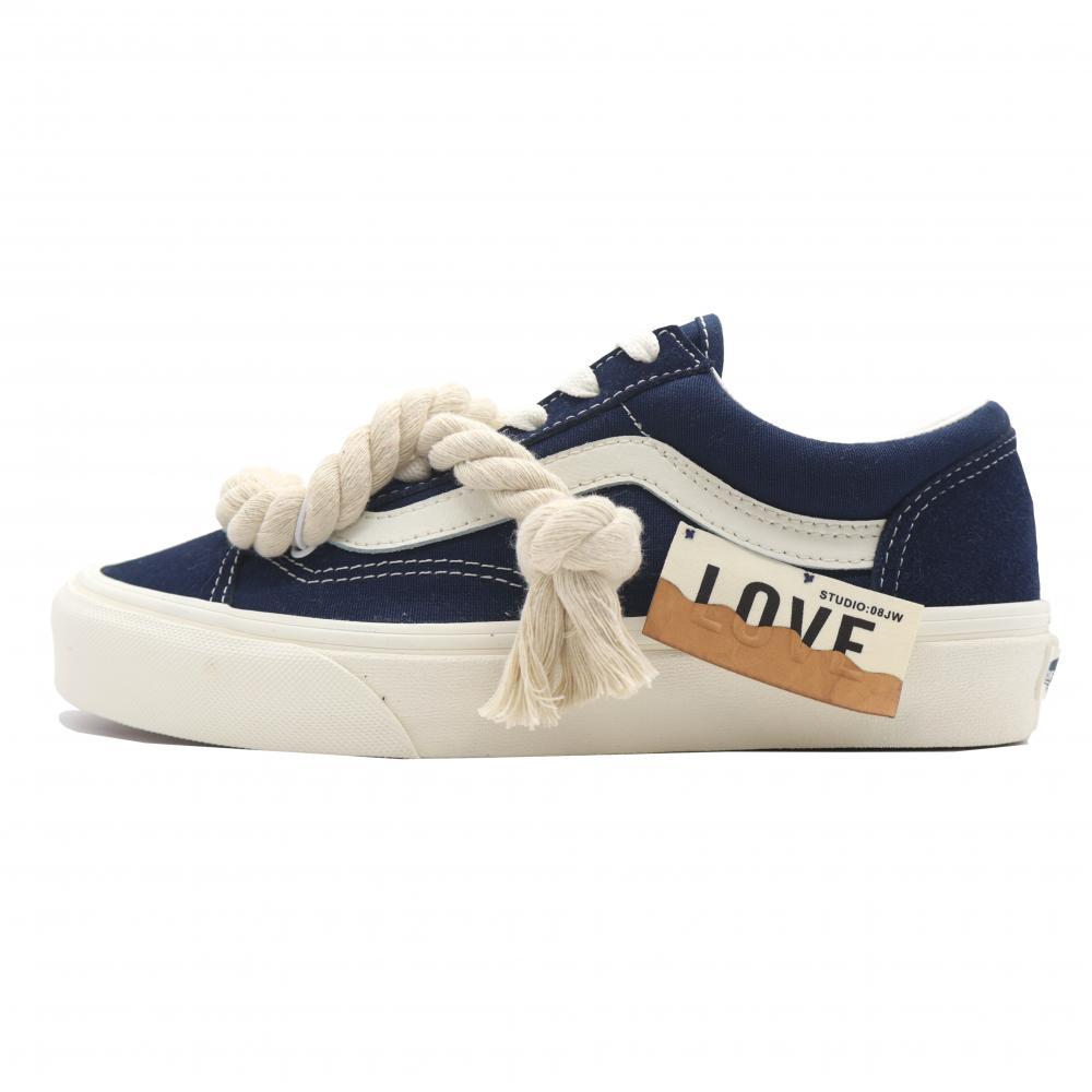 Vans Style 36 Lightweight And Breathable Low-Top Skateboard Shoes Unisex Blue White