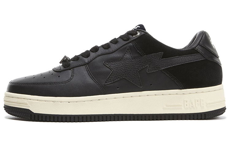 BAPE A BATHING APE Bape Sta Low Suede Heel Black