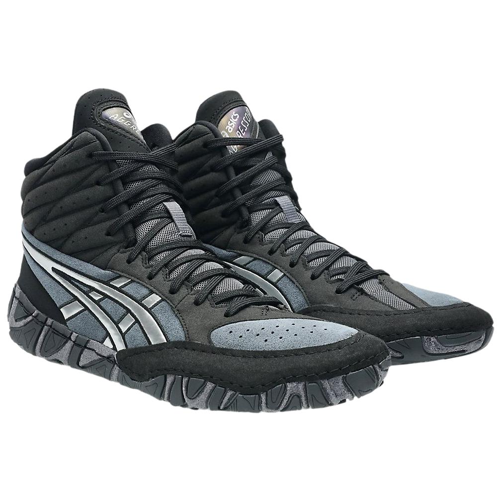 Asics AGGRESSOR 6 Abrasion Resistant Support High top Training Shoes Men's Black