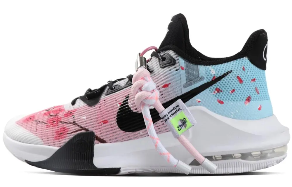 Nike Air Max Impact 3 Basketball Shoes Men's Low top Pink Blue