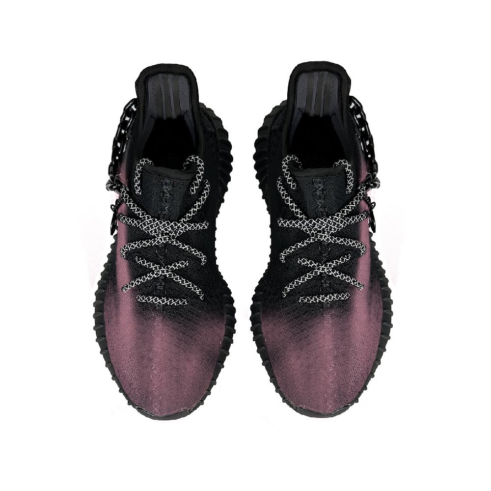 Adidas Originals Yeezy Boost 350 V2 Anti-Slip Wear-Resistant Low-Top Casual Shoes Unisex Black Red
