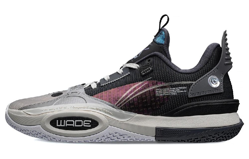Li Ning Wade All City 10 X Glare We Are One 'Black Silver'