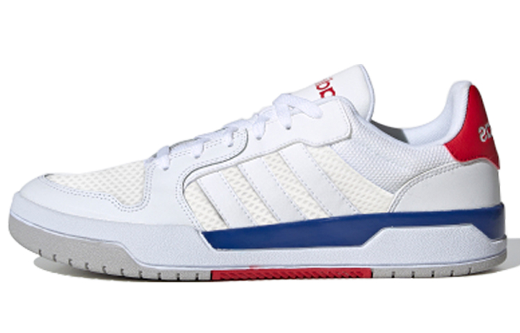 Adidas Entrap Skate Shoes 'White Red Blue'