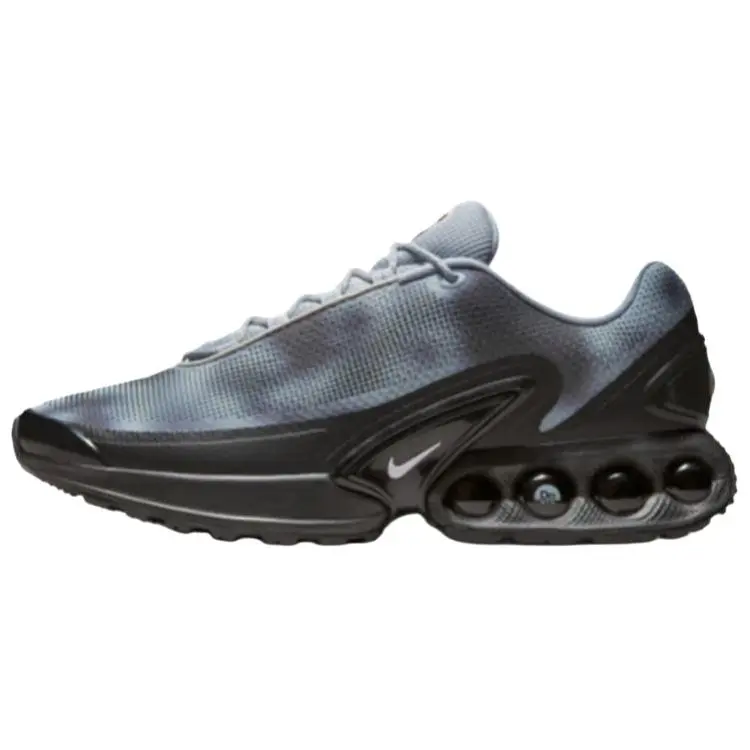 Nike Air Max Dn Abrasion Resistant Breathable Low Top Running Shoes Men's Black Gray