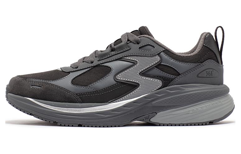 361° Shock Absorbers With Slip Resistant Features Low Top Running Shoes Men's Black Gray