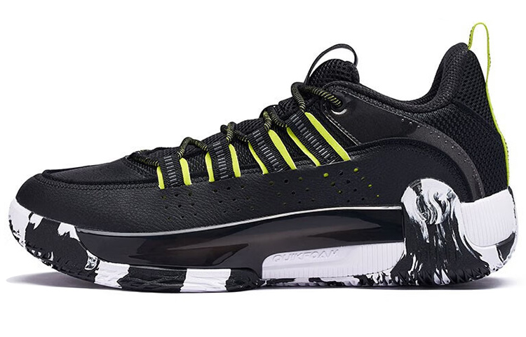 361° Slip Resistant, Abrasion Resistant, Lightweight Low Top Performance Basketball Shoes Men's Obsidian Black