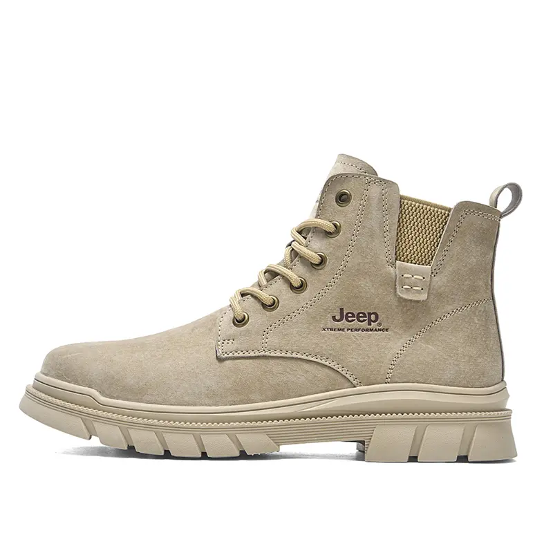 Jeep Ankle Length Martin Boot Men's Sand
