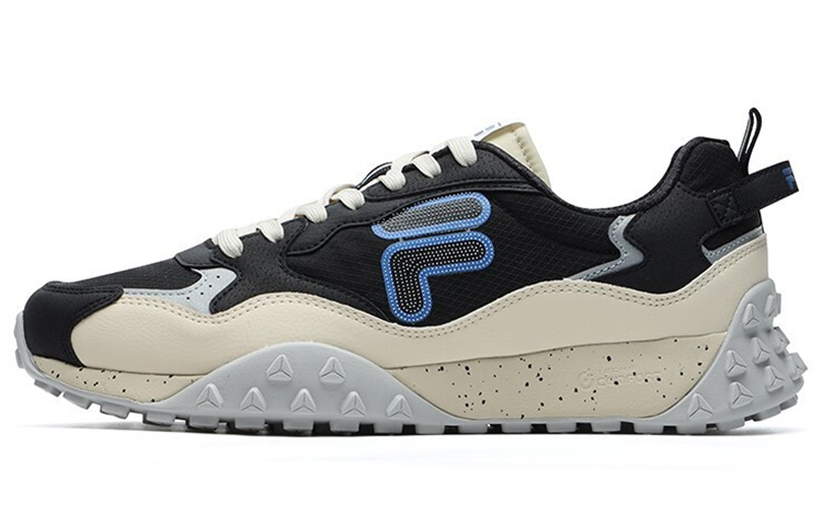 FILA FUSION Casual Shoes Men Low-Top Black/Beige White