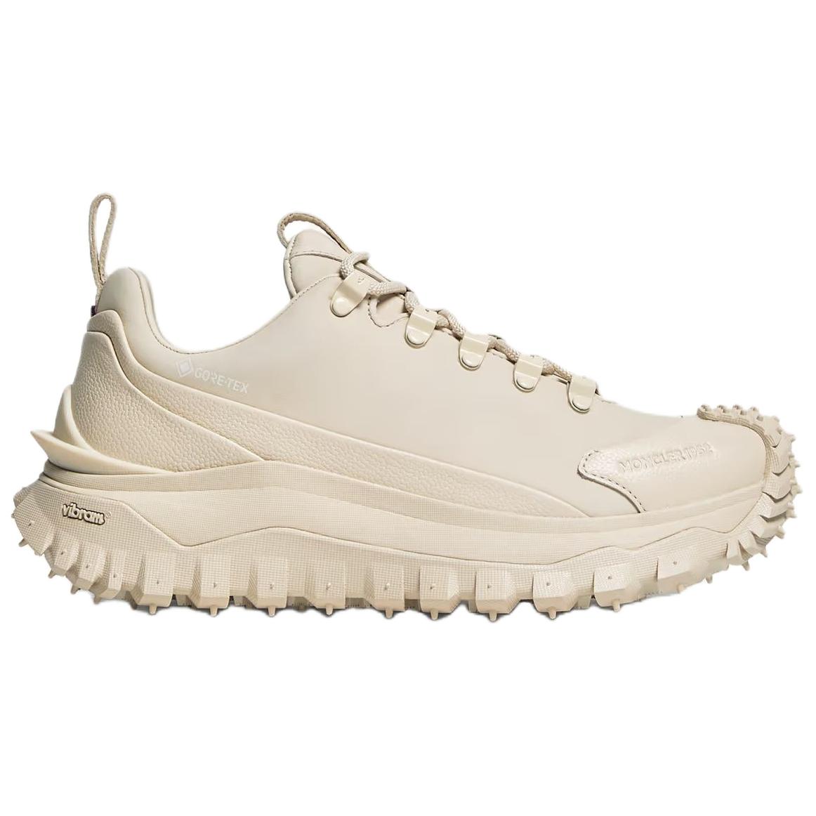 Moncler Trailgrip GTX Low top Casual Shoes Women's Ivory White