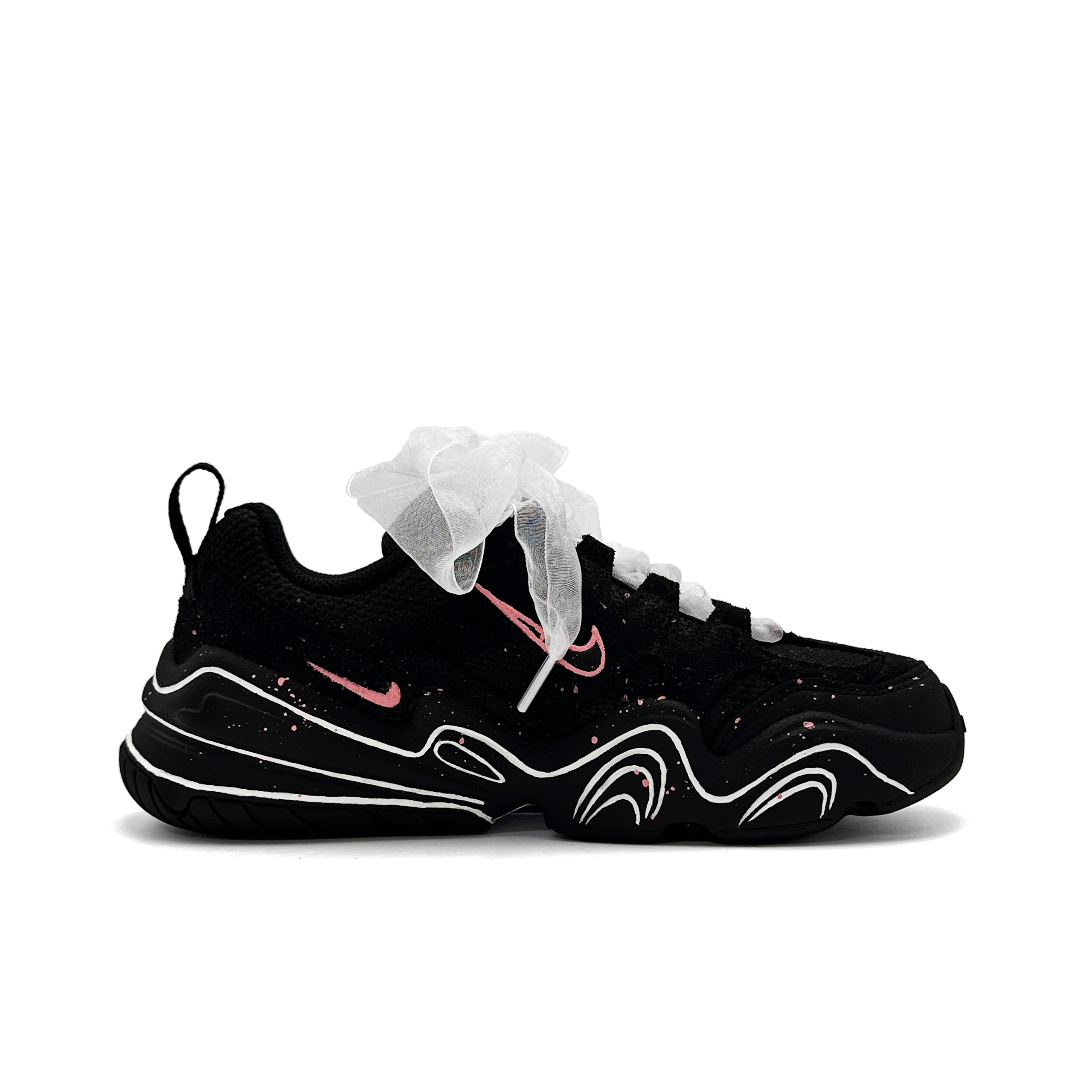 Nike Tech Hera Ink Sweetheart Low top Casual Shoes Women's Black Pink White купить в интернет-магазине Yoocart с быстрой доставкой по России.
